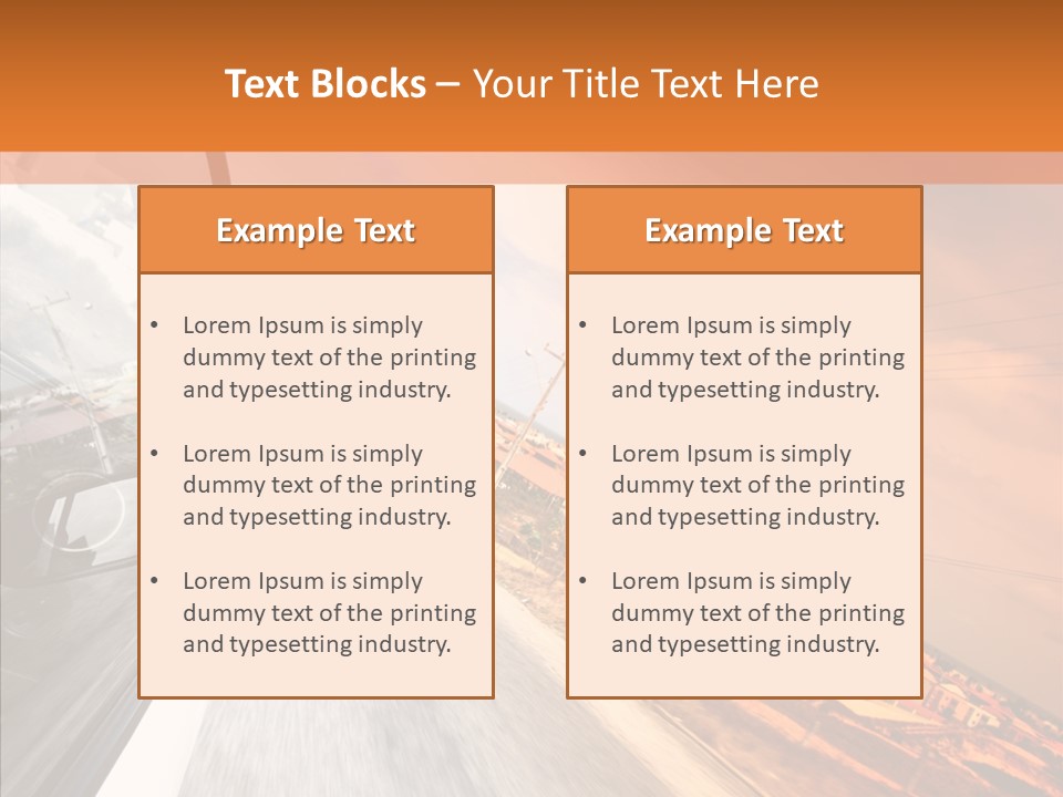 High Movement Meadow PowerPoint Template