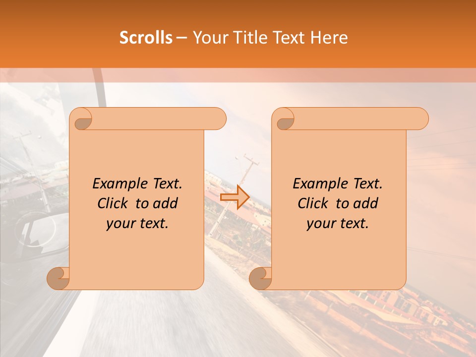 High Movement Meadow PowerPoint Template