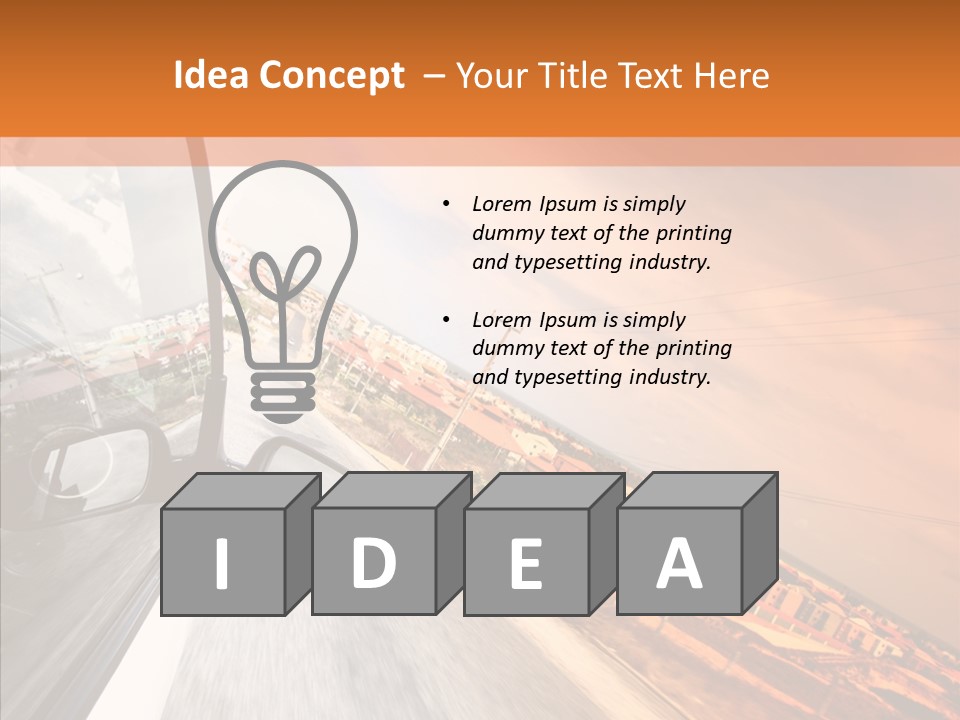 High Movement Meadow PowerPoint Template