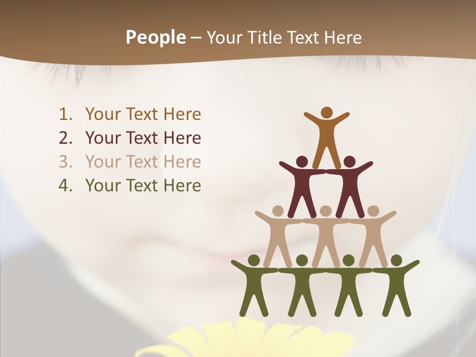 Teamwork Human Board PowerPoint Template