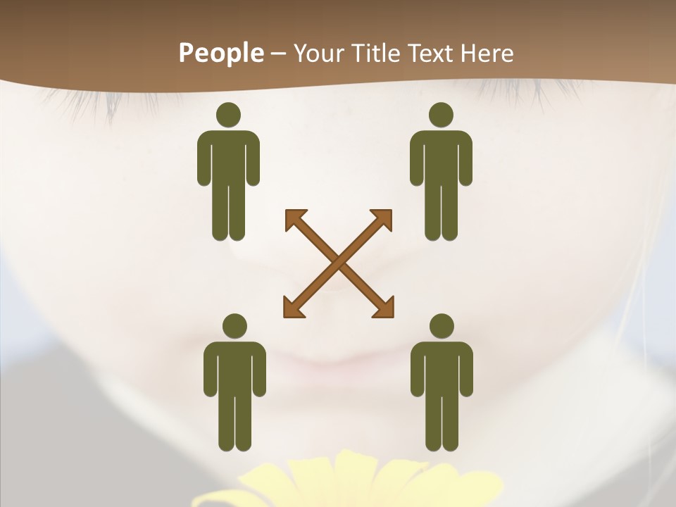 Teamwork Human Board PowerPoint Template