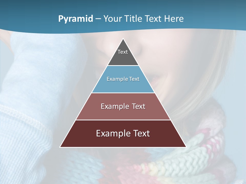 Girl Female Looking PowerPoint Template