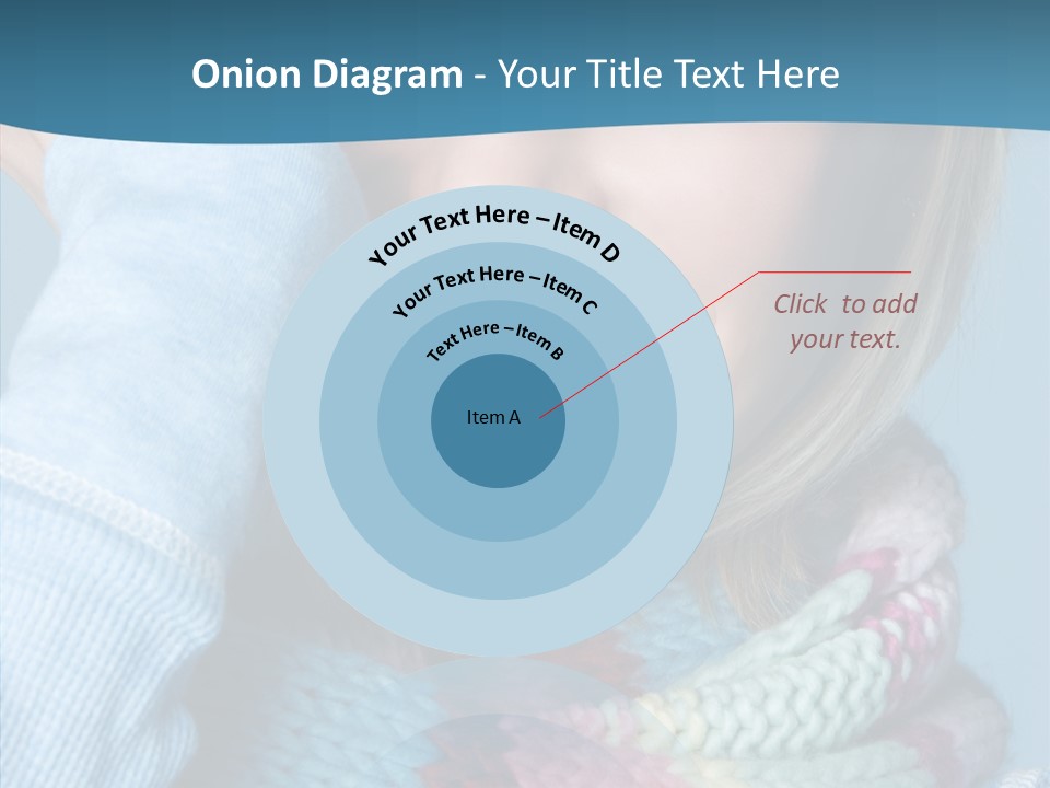 Girl Female Looking PowerPoint Template