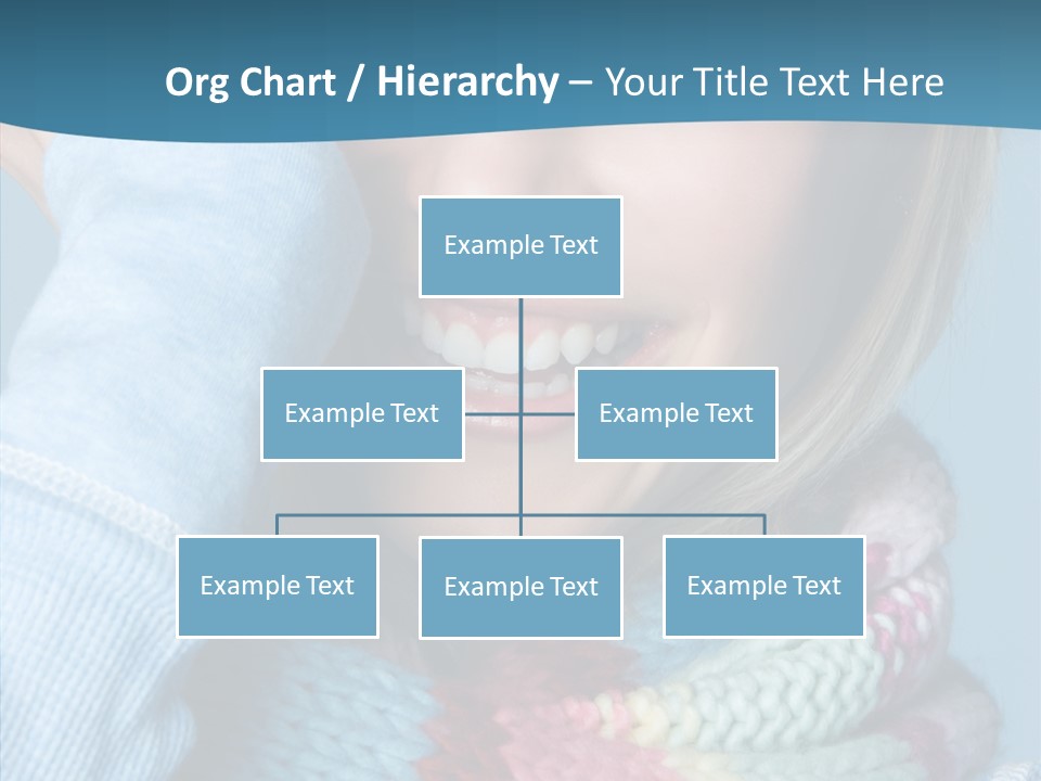 Girl Female Looking PowerPoint Template