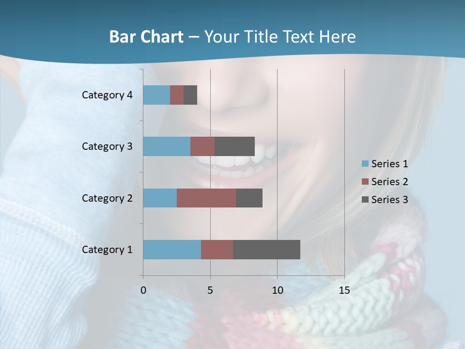 Girl Female Looking PowerPoint Template
