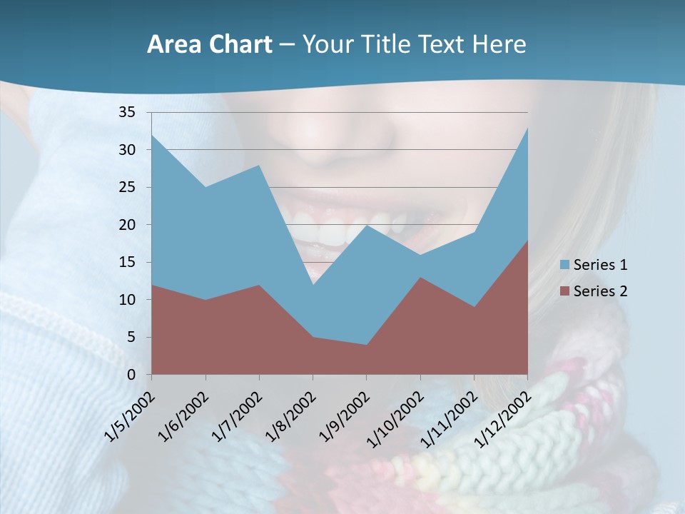 Girl Female Looking PowerPoint Template