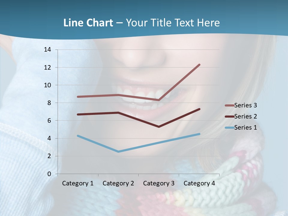 Girl Female Looking PowerPoint Template