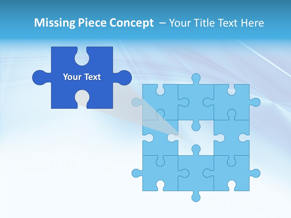 Futuristic Waves Image PowerPoint Template