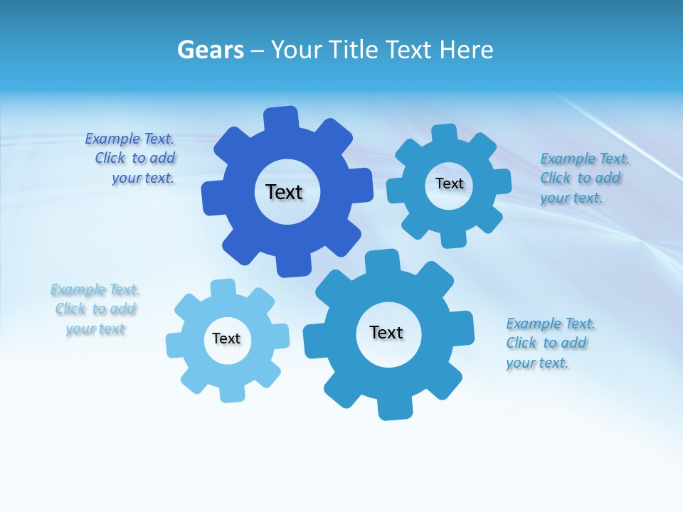 Futuristic Waves Image PowerPoint Template