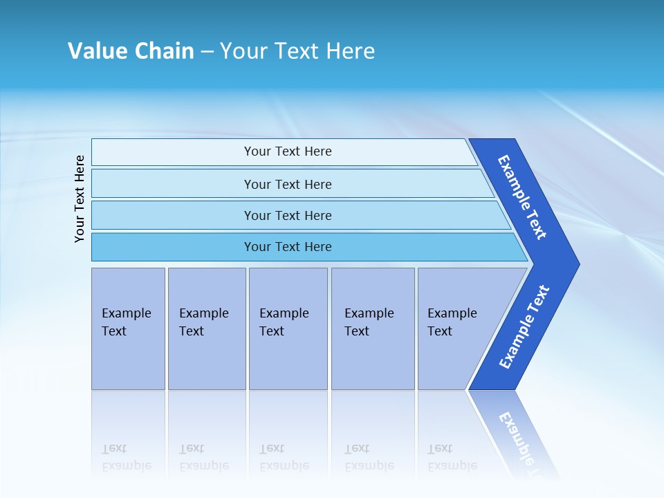Futuristic Waves Image PowerPoint Template