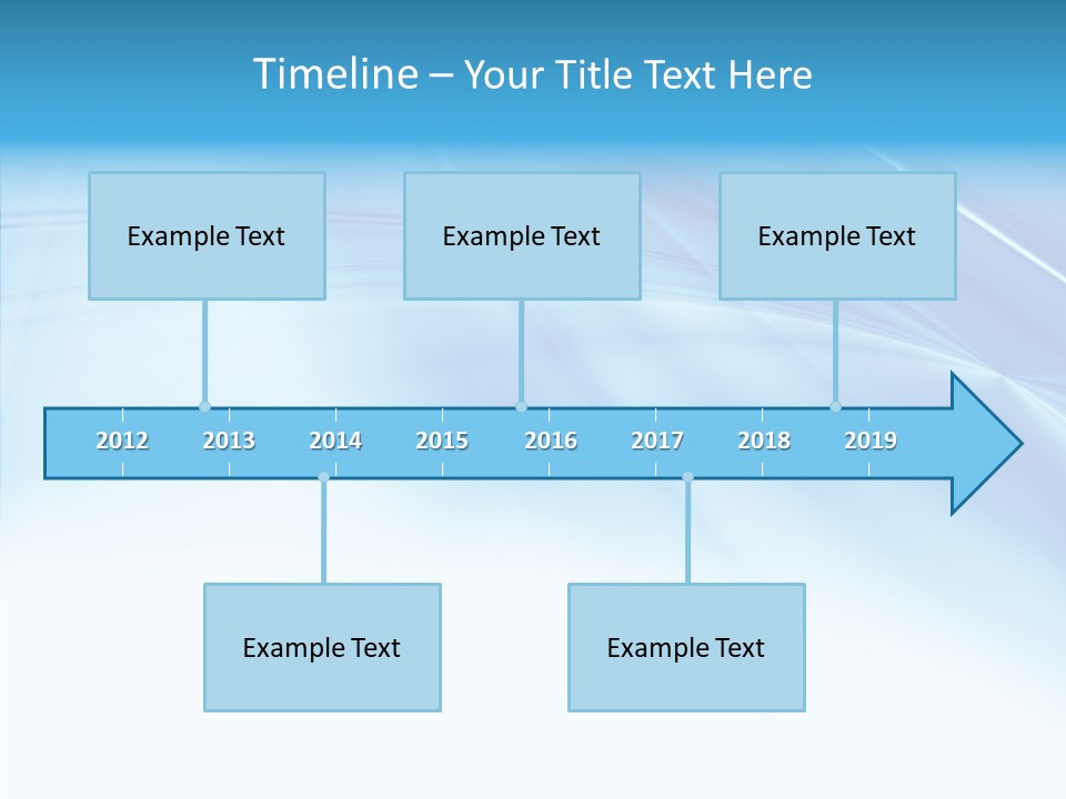 Futuristic Waves Image PowerPoint Template