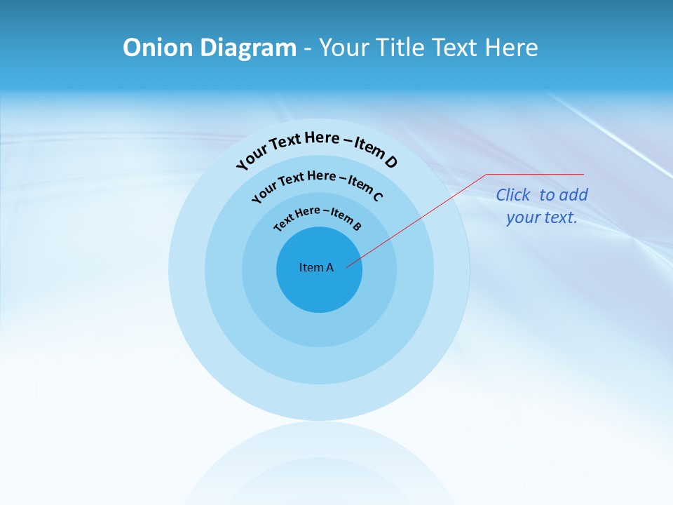 Futuristic Waves Image PowerPoint Template