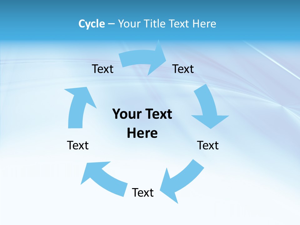 Futuristic Waves Image PowerPoint Template