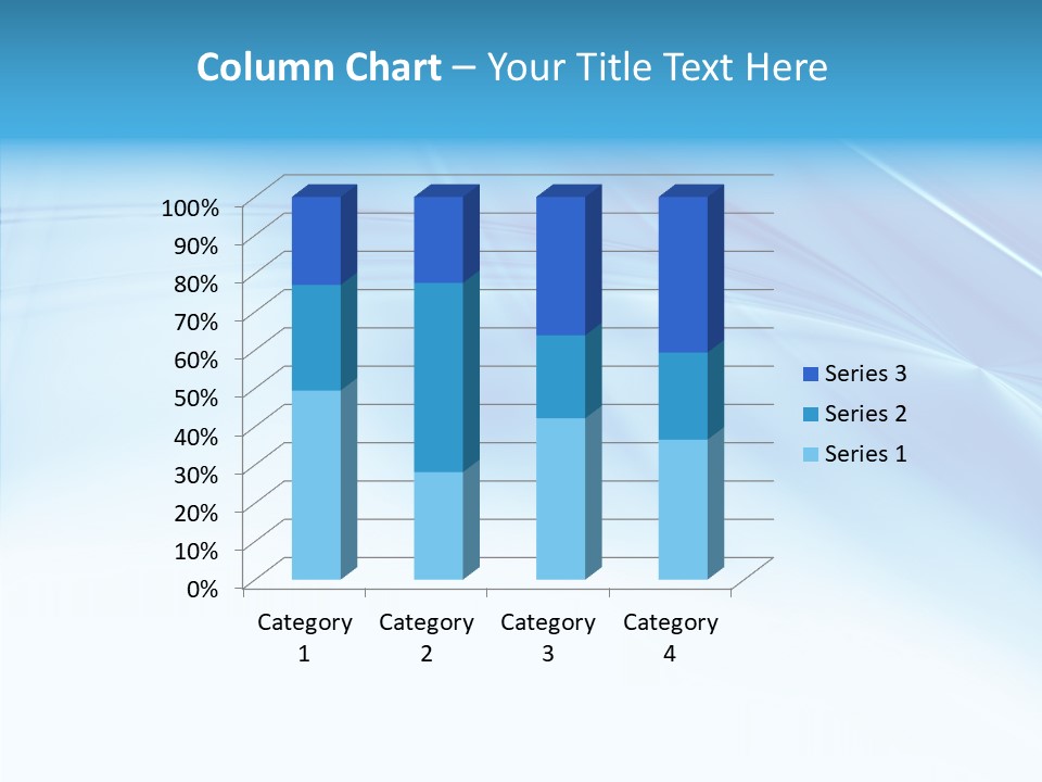 Futuristic Waves Image PowerPoint Template