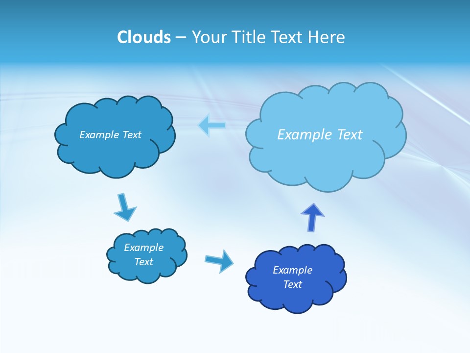 Futuristic Waves Image PowerPoint Template