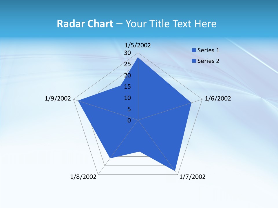 Futuristic Waves Image PowerPoint Template