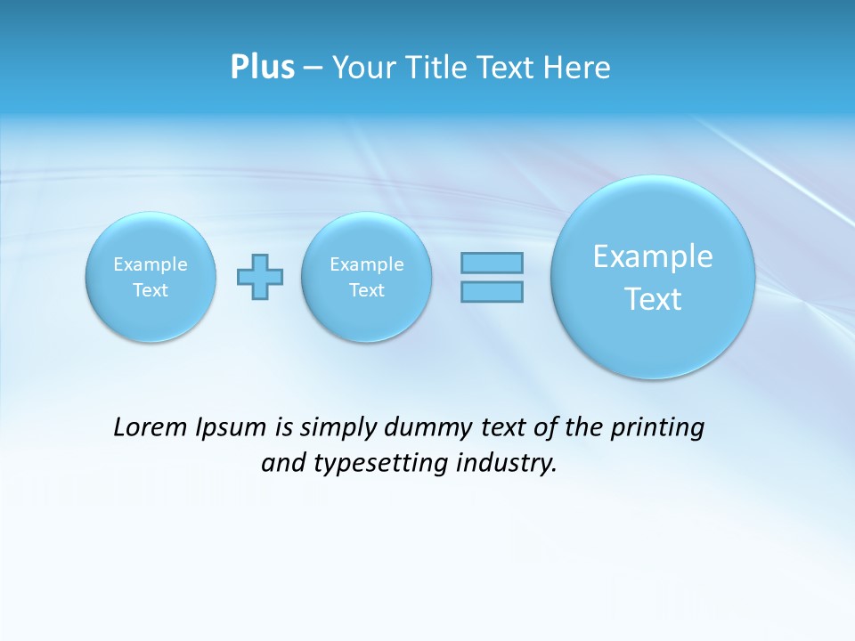 Futuristic Waves Image PowerPoint Template