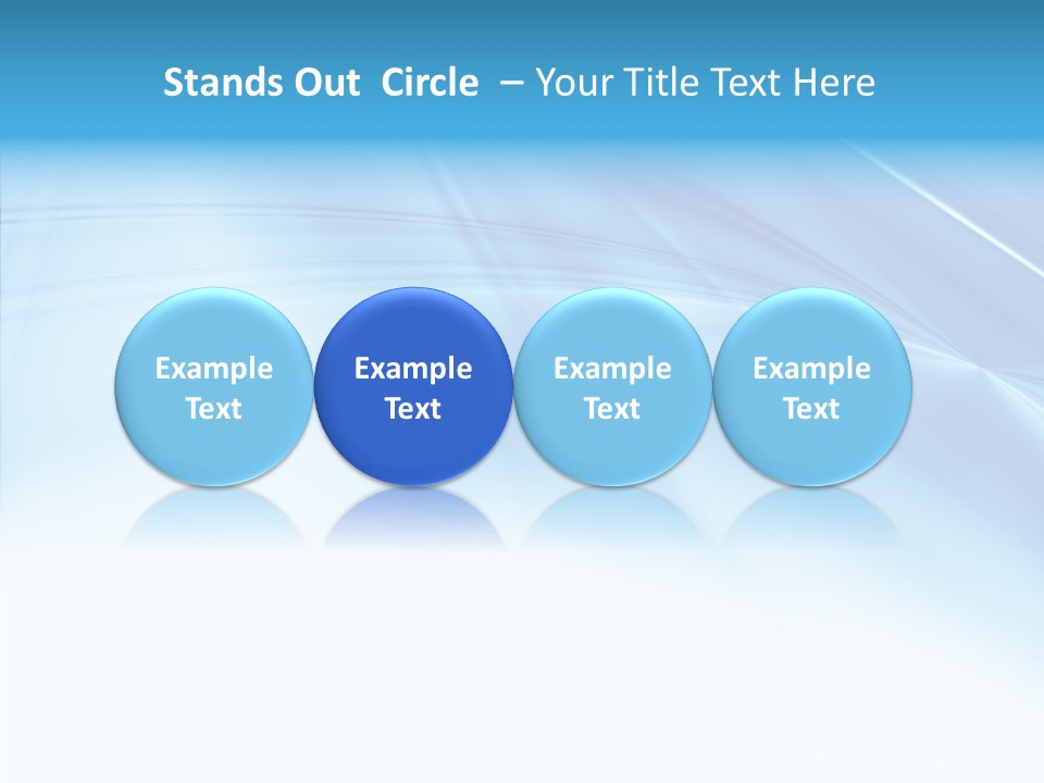 Futuristic Waves Image PowerPoint Template