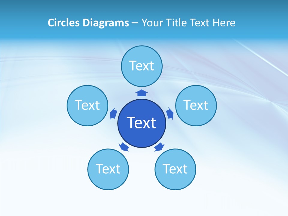 Futuristic Waves Image PowerPoint Template