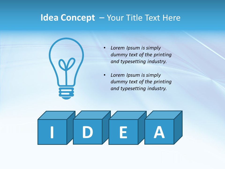 Futuristic Waves Image PowerPoint Template