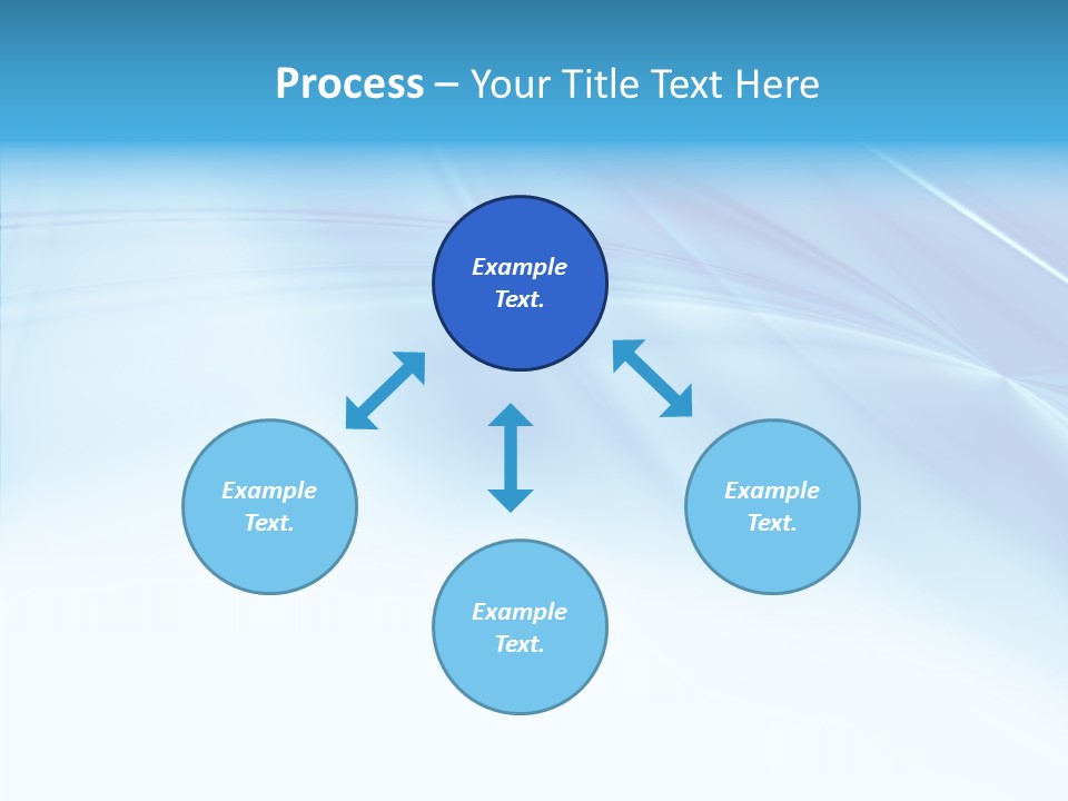 Futuristic Waves Image PowerPoint Template