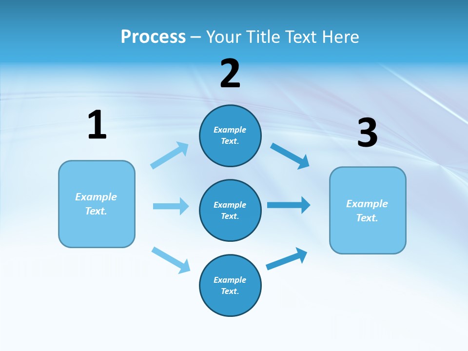 Futuristic Waves Image PowerPoint Template