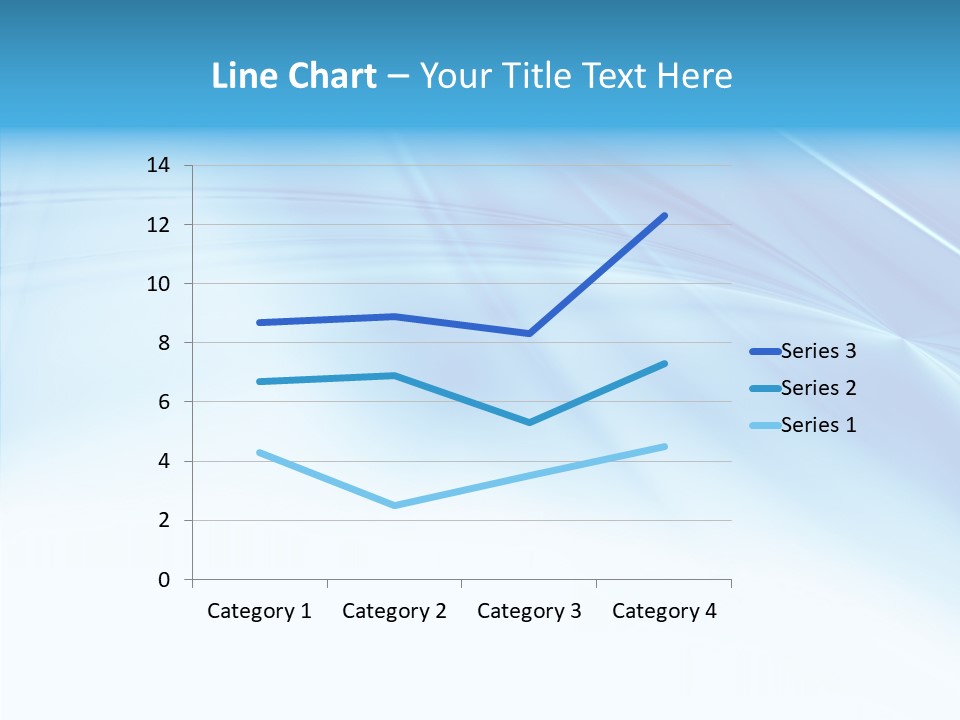 Futuristic Waves Image PowerPoint Template