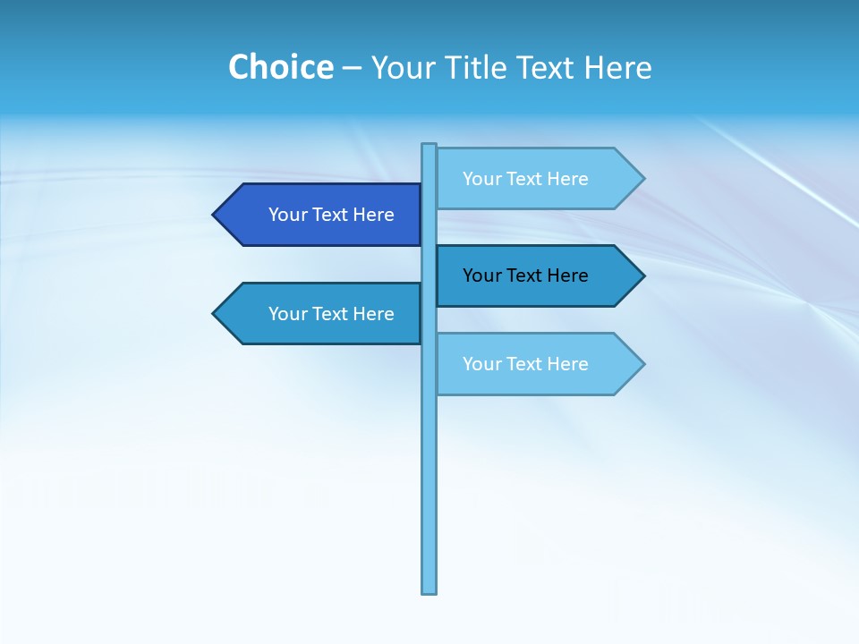Futuristic Waves Image PowerPoint Template