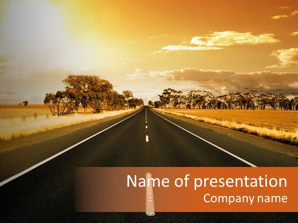 Environment Line Hot PowerPoint Template