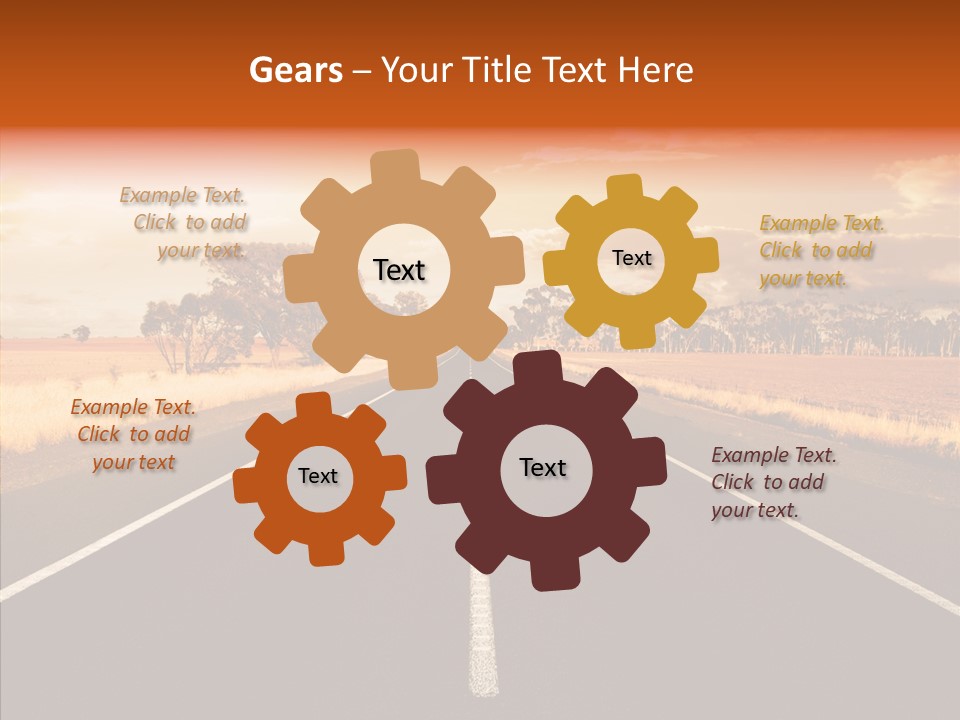 Environment Line Hot PowerPoint Template