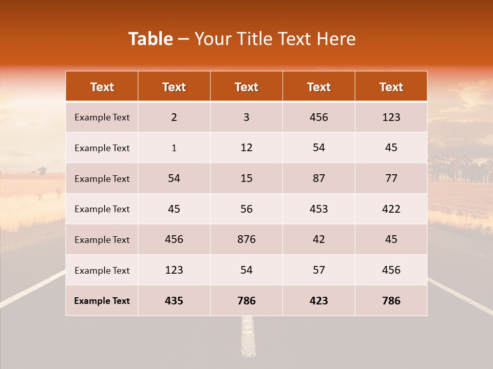 Environment Line Hot PowerPoint Template