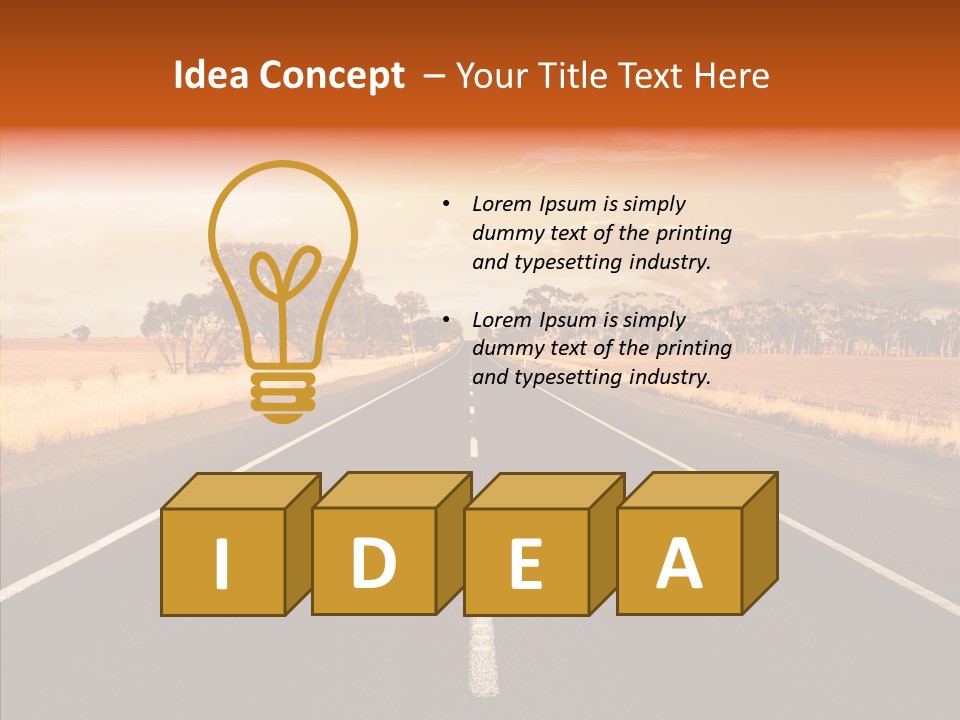 Environment Line Hot PowerPoint Template