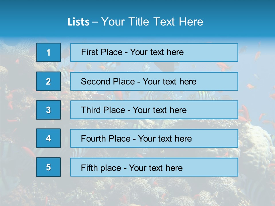 Scuba Diversity Nature PowerPoint Template