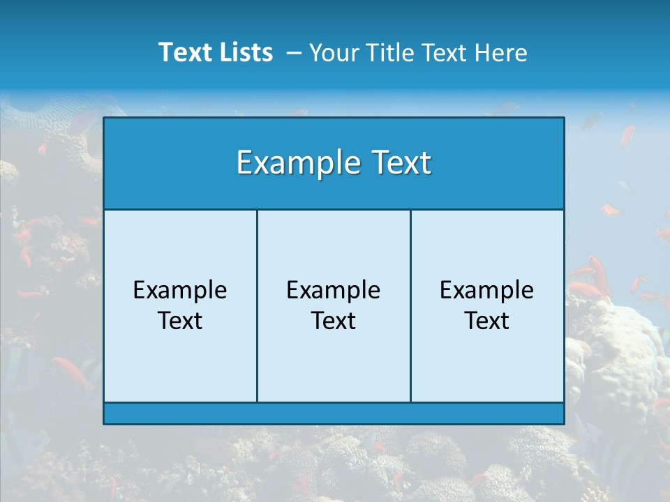 Scuba Diversity Nature PowerPoint Template