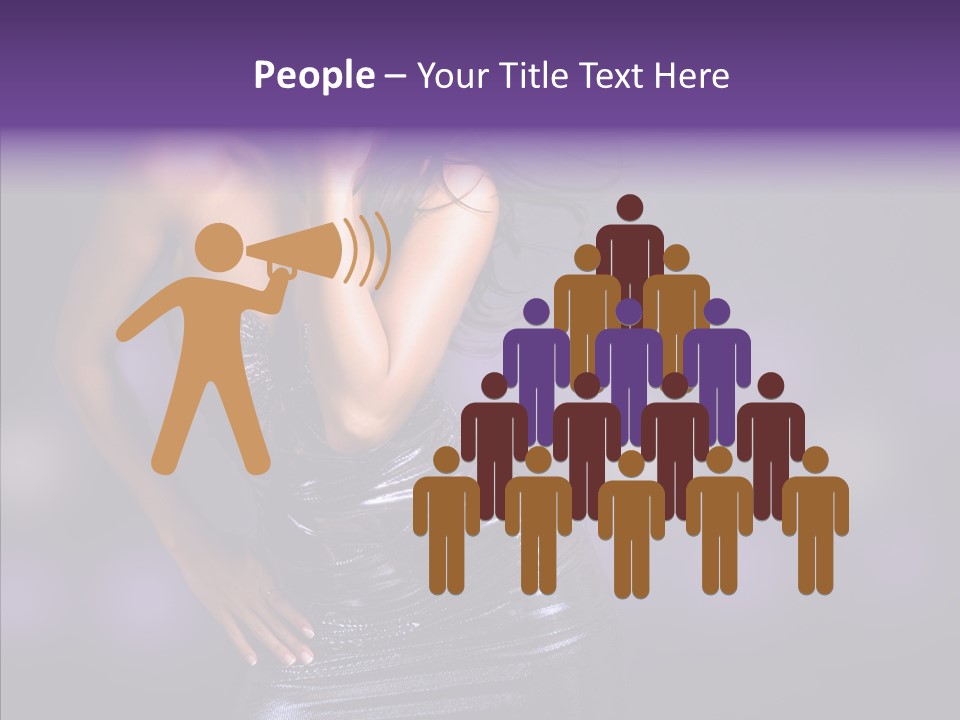 Company Communication Toon PowerPoint Template