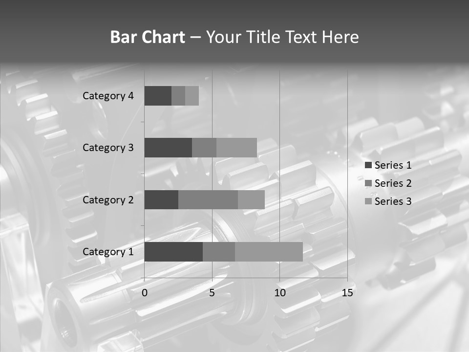 Cog Motor Crankshaft PowerPoint Template