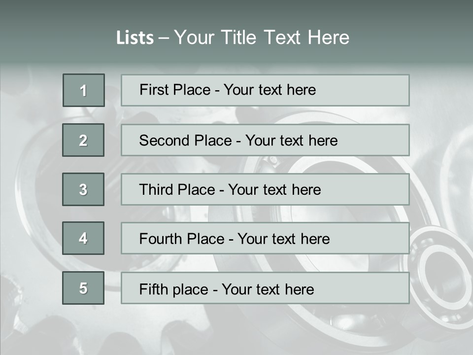 Transmission Industrial Technology PowerPoint Template