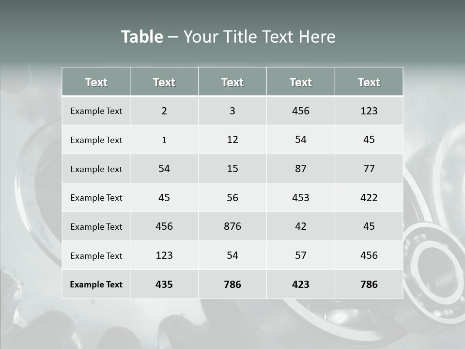 Transmission Industrial Technology PowerPoint Template