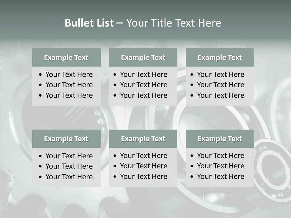 Transmission Industrial Technology PowerPoint Template