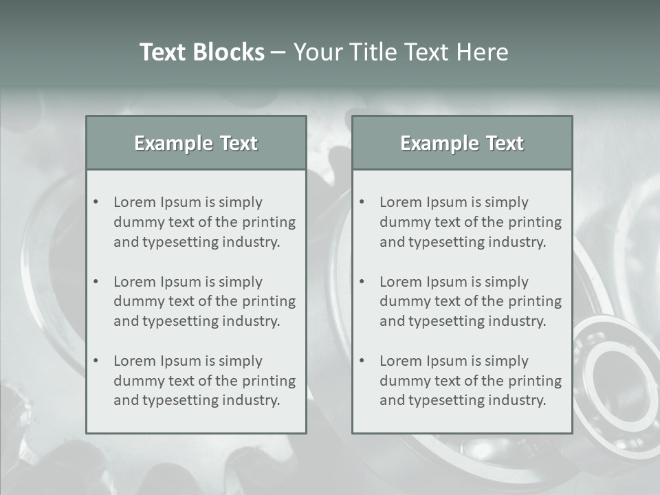 Transmission Industrial Technology PowerPoint Template