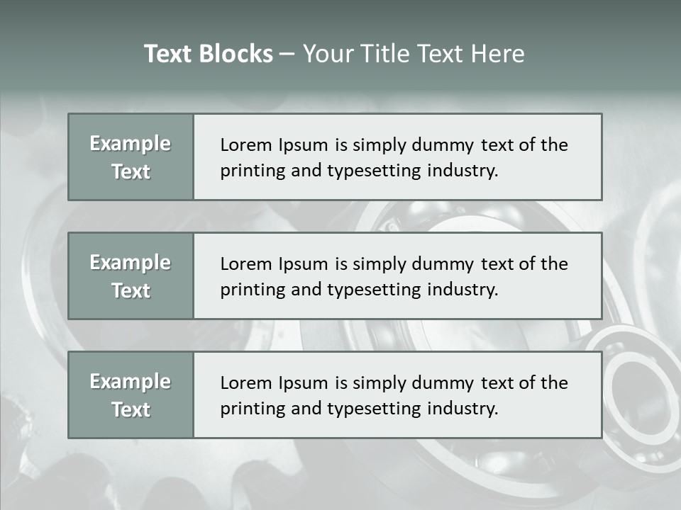 Transmission Industrial Technology PowerPoint Template