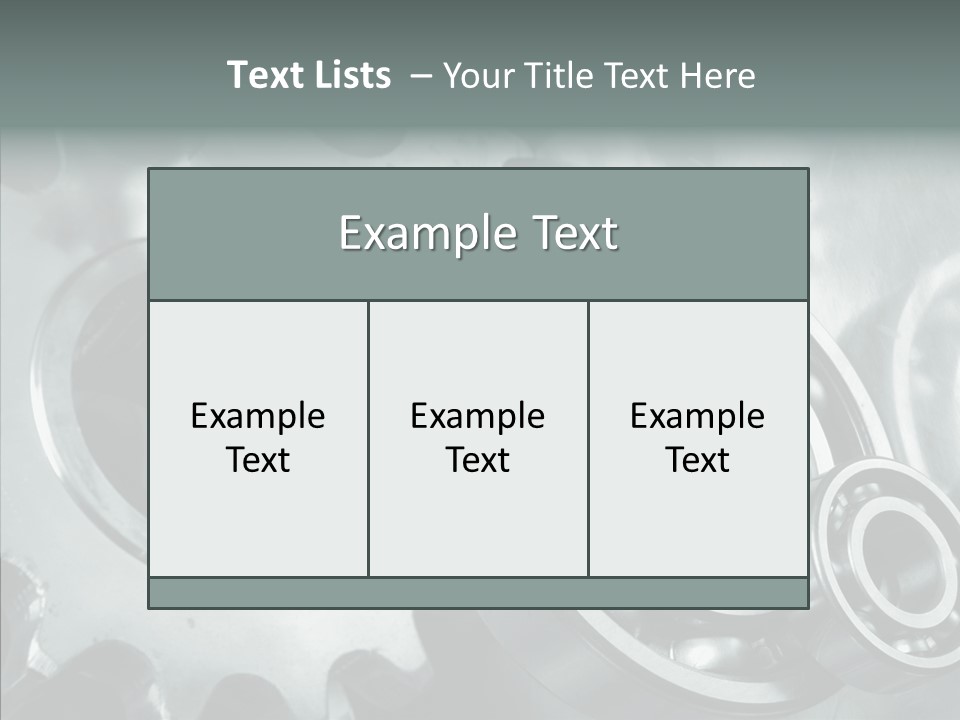 Transmission Industrial Technology PowerPoint Template