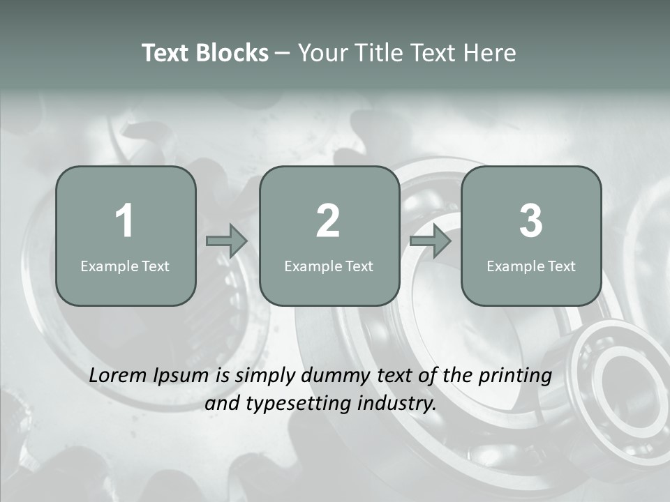 Transmission Industrial Technology PowerPoint Template