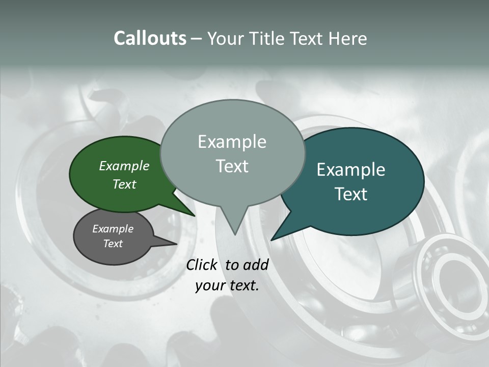 Transmission Industrial Technology PowerPoint Template