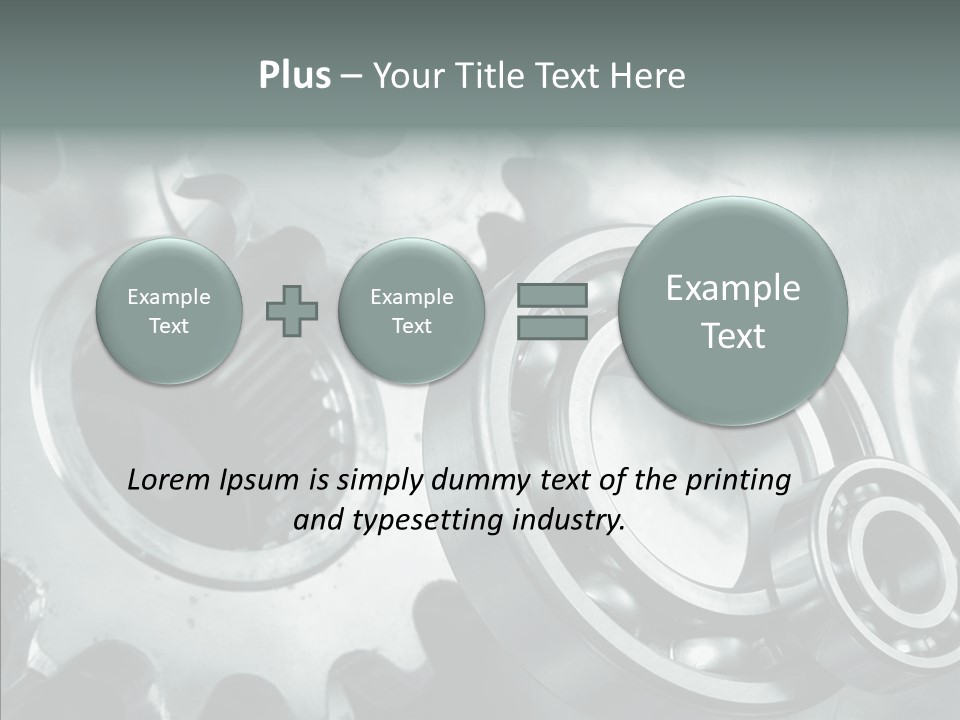 Transmission Industrial Technology PowerPoint Template