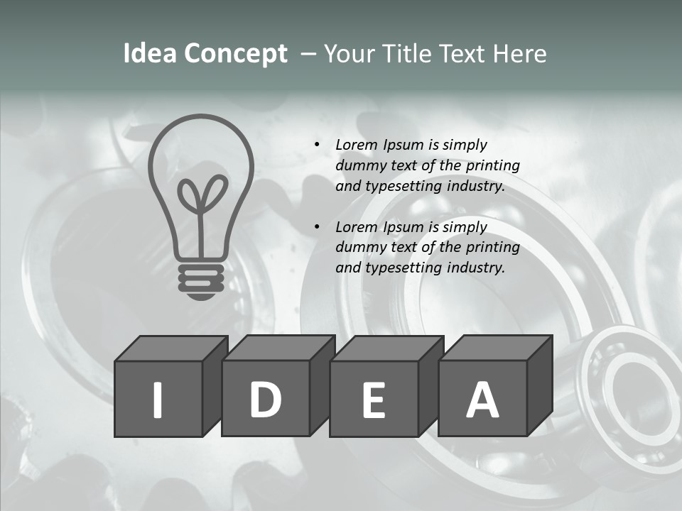 Transmission Industrial Technology PowerPoint Template