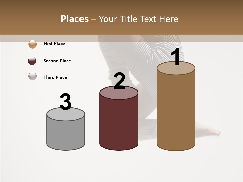 Stretching Leap Grace PowerPoint Template