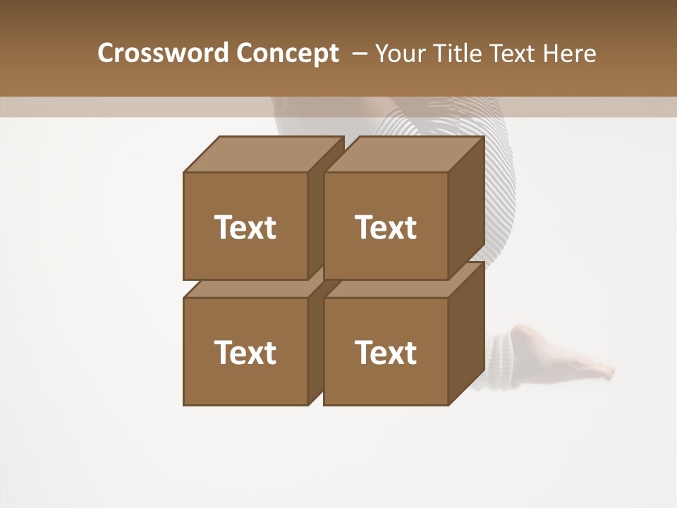 Stretching Leap Grace PowerPoint Template