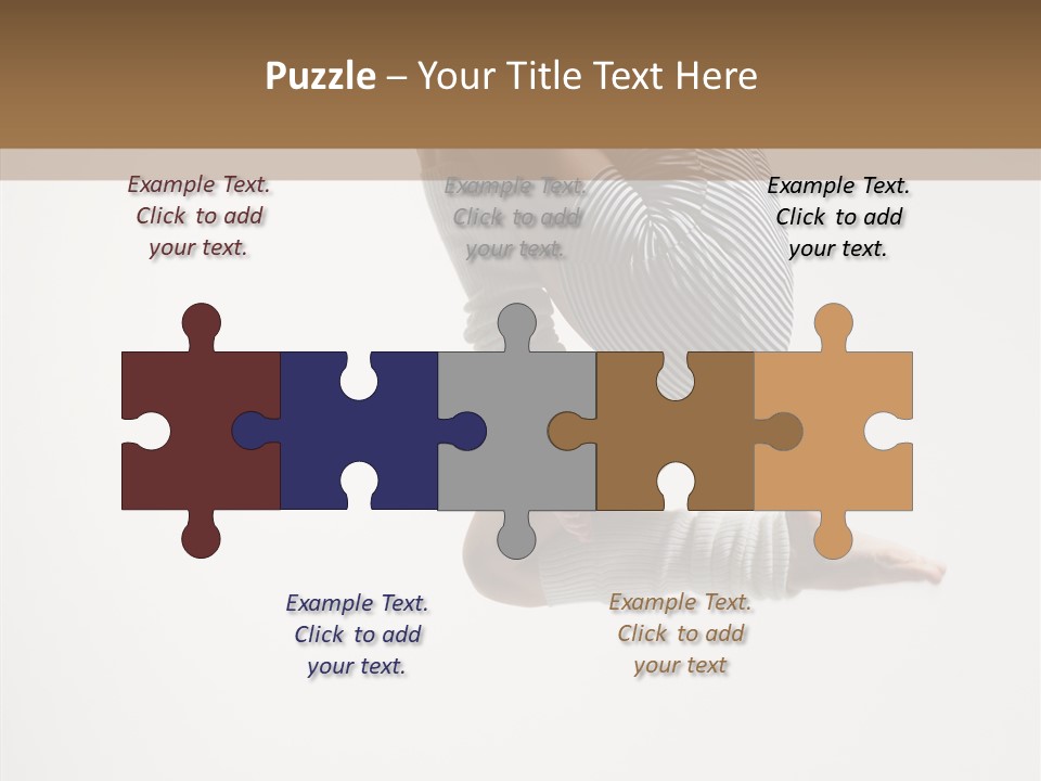 Stretching Leap Grace PowerPoint Template