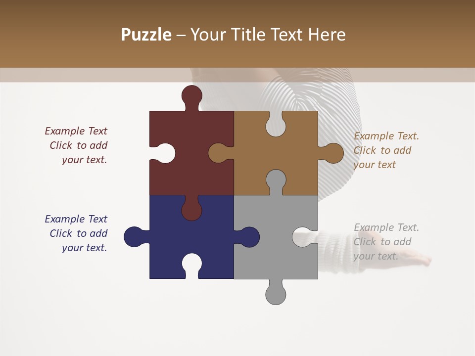 Stretching Leap Grace PowerPoint Template